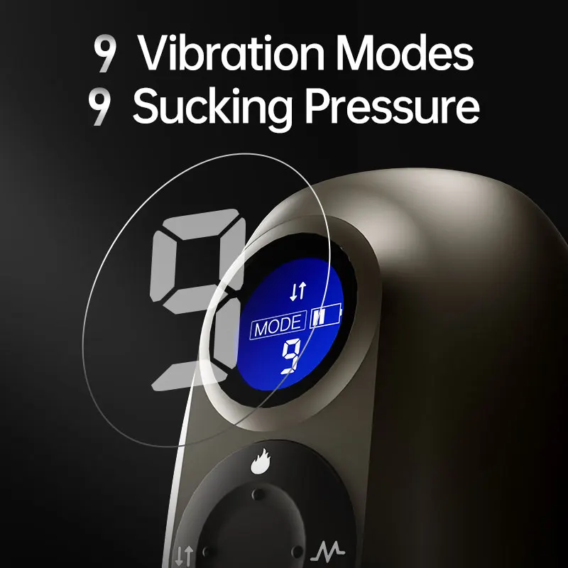 DRY WELL Smart Sex Robot for Men Vacuum Oral Sex Sucking Automatic Male Masturbator Heating and Moaning Adult Goods for Men