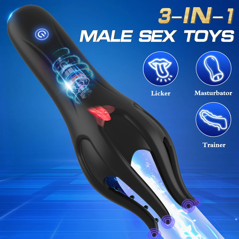 Glans Trainer for Men Powerful Vibrating Penis G Spot Masturbator Soft Fingertip Prolong Endurance Massage Vibrator Erotic Toys