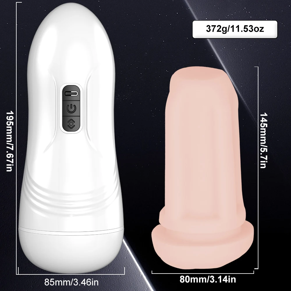 Automatic Male Masturbator Blowjob Vibration Machine Real Vagina Pocket Pussy Penis Oral Masturbation Cup Adult Sex​ Toy for Man